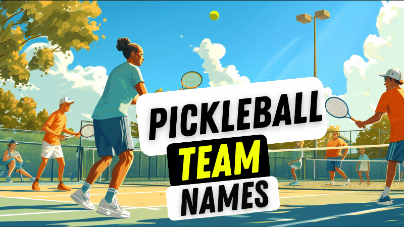 pickleball team names banner